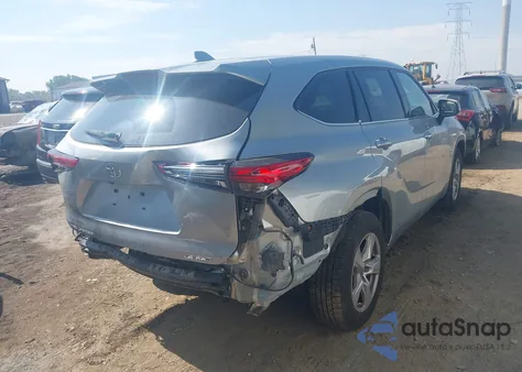 2021 Toyota Highlander Le from USA, damaged, VIN 5TDBZRBH0MS555555